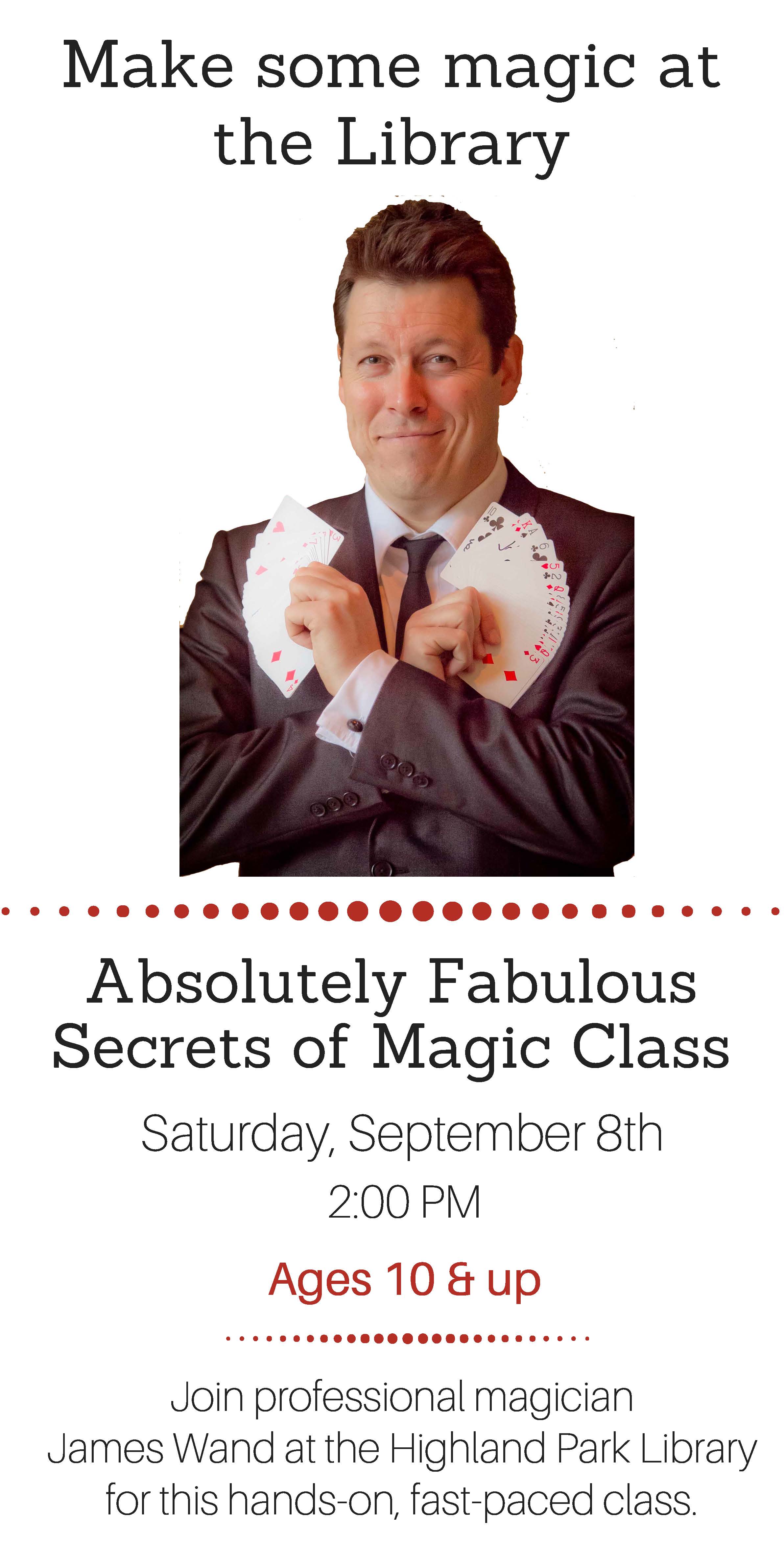 Magic class, Sept. 8